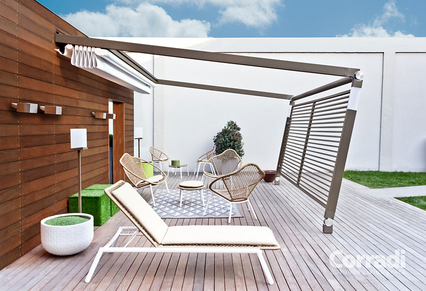 Move - die Neue Designbeschattung von Corradi